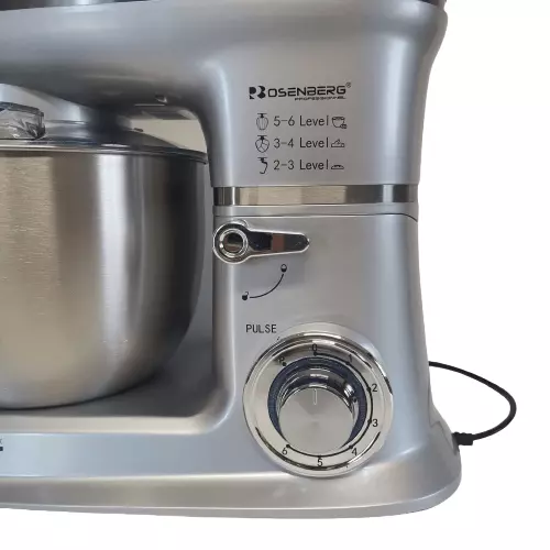 Robot amasadora de cocina rosenberg 6.5 litros 2000w