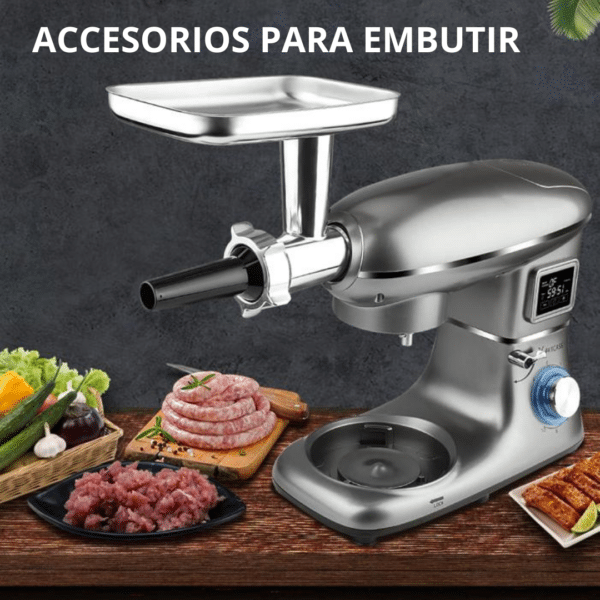 Robot yaxiicass 5litros 1400w AMASADORA batidora mezcladora picadora de carne molinillo picadora de vegetales