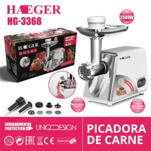 Picadora carne HAEGER Potencia 2500w