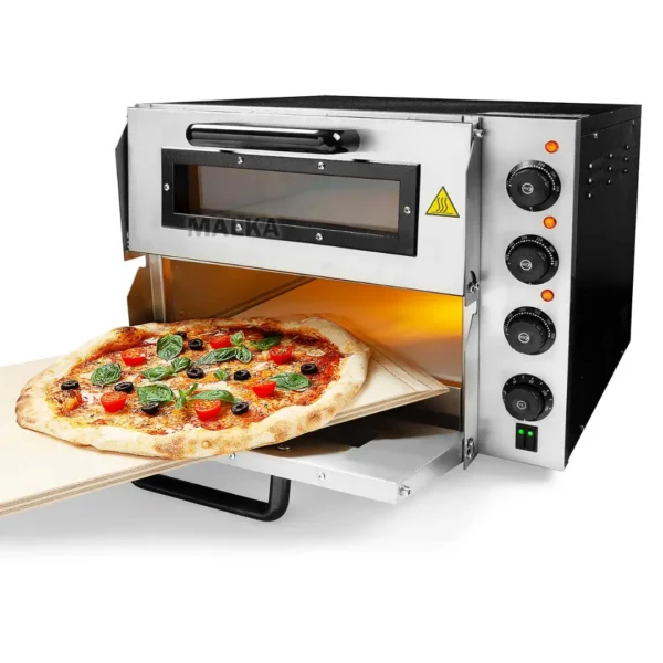 Horno de Pizza Doble de 38 cm. HPD22. Cocción a la piedra