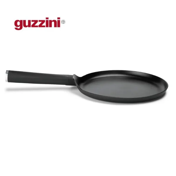 Set de cocina Guzzini Cooking: Asadora grill 28x28 cm, Crepera 26 cm y Paellera 36 cm - Revestimiento Quantanium con Titanio, Apto para Todo Tipo de Cocinas Incluida Inducción