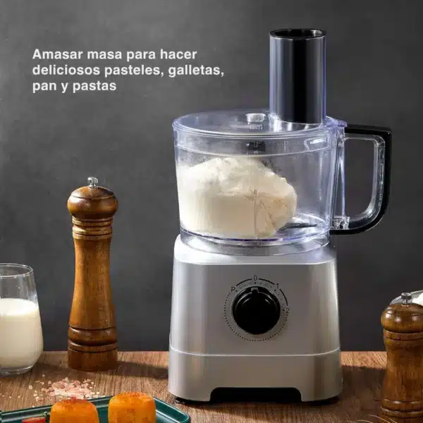 Procesador de Alimentos, 6 en 1 Multifunción 700W, 1.4L, 2 velocidades