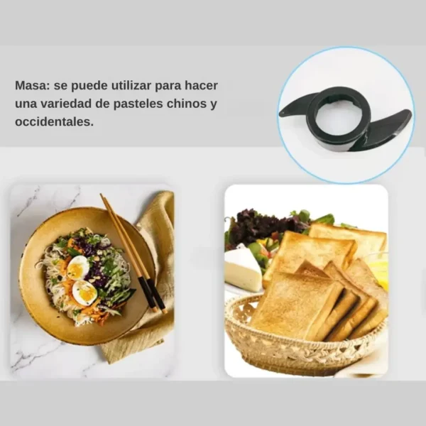 Procesador de Alimentos, 6 en 1 Multifunción 700W, 1.4L, 2 velocidades