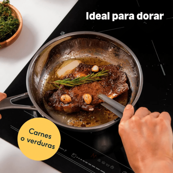 Sartén de Acero Inoxidable WeCook